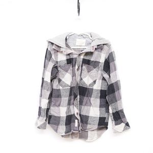 Long sleeved plaid button down